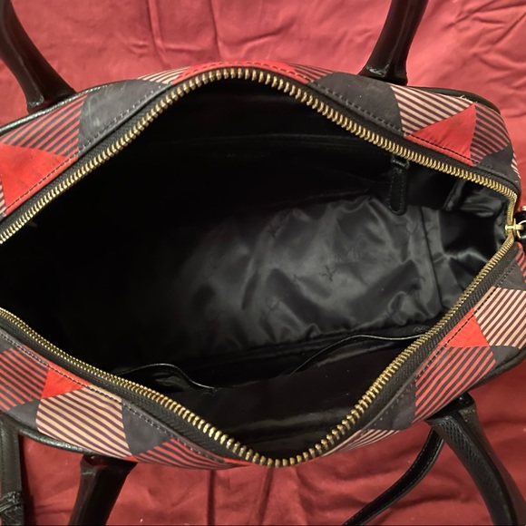 Vera Bradley Bowler Satchel in Buffalo Check - Picture 5 of 11